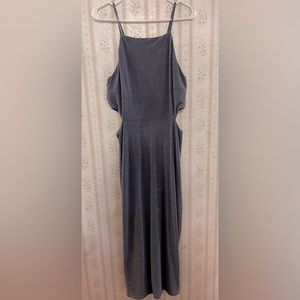 Navy cutout dress size medium NWOT